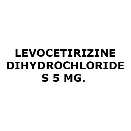 Levocetirizine Dihydrochloride S 5 Mg. Application: Bacteria