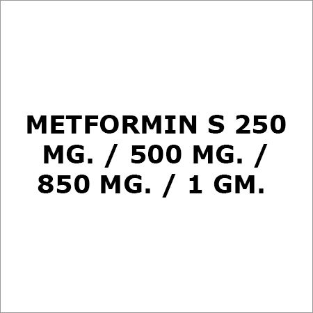 Metformin S 250 Mg.-500 Mg.-850 Mg.-1 Gm. Tablets