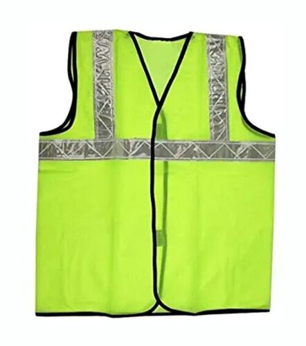 Reflective Jacket - High-Grade Material, Male Size, Orange and Light Green Colors | Highly Reflective with Bright Visibility for Traffic Control Professionals