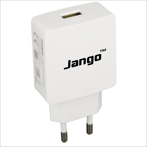 Jango X-1 1A USB यात्रा एडाप्टर बिना केबल मोबाइल चार्जर (सफेद)
