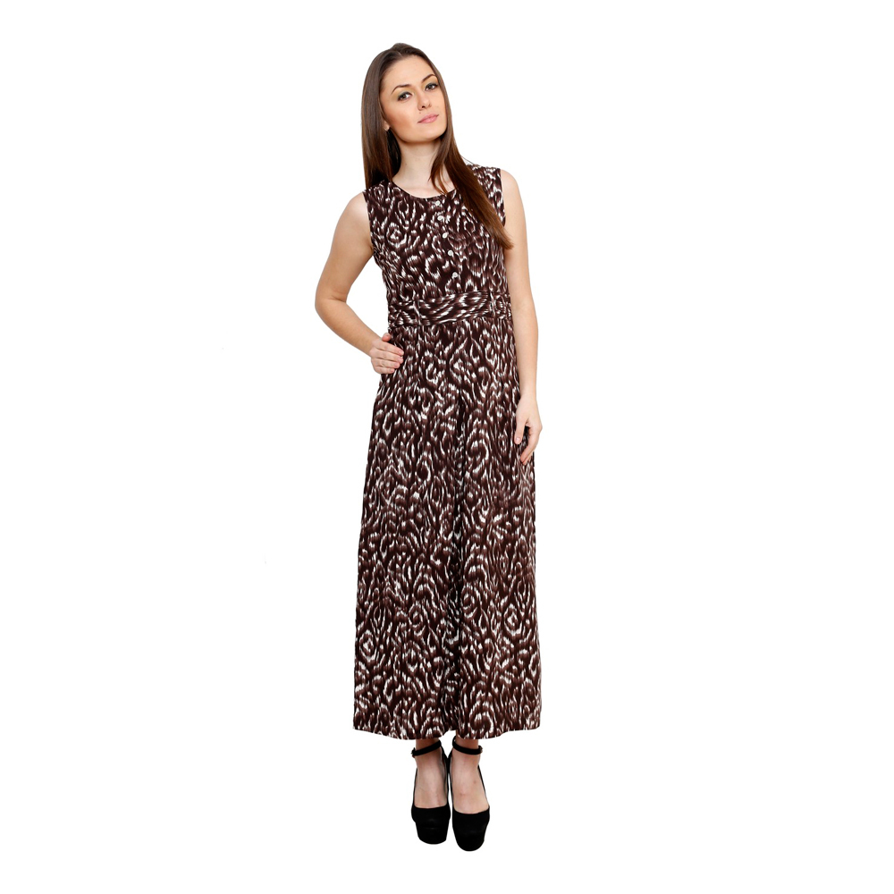 Women's Rayon Printed Maxi Dress