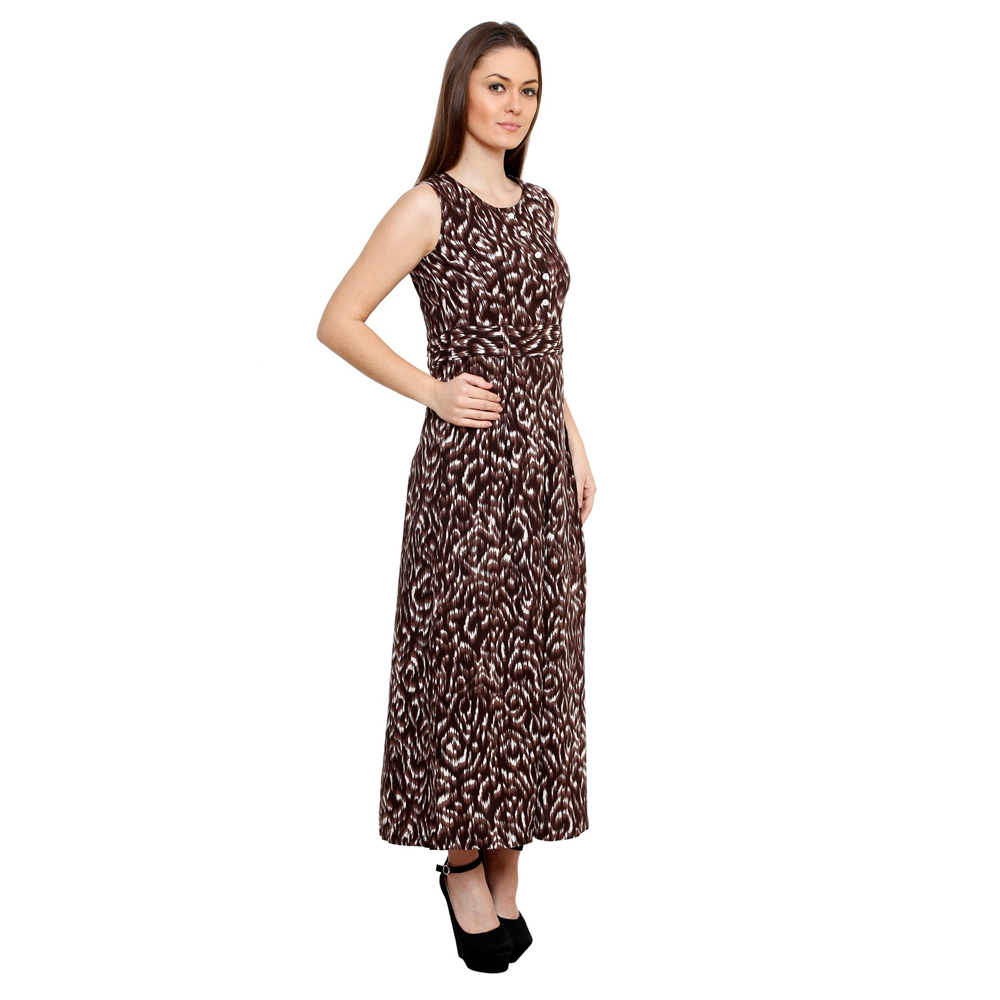 Women's Rayon Printed Maxi Dress