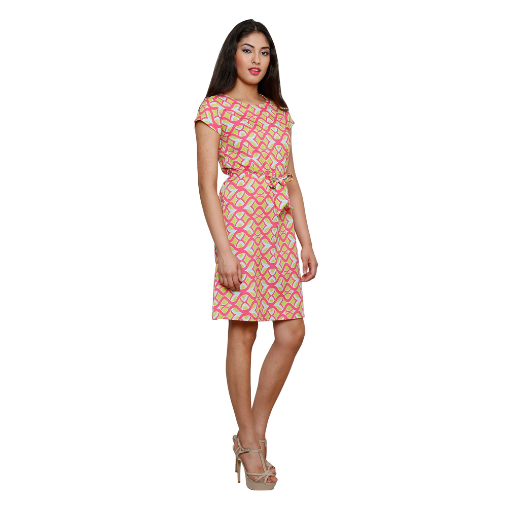 Beautiful Short Sleeved Sheath Dress