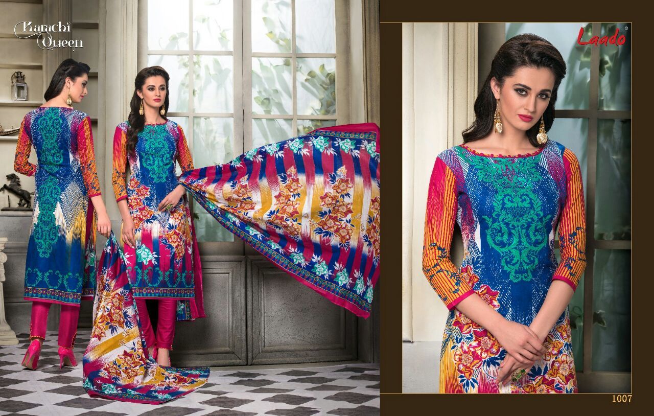 Cotton Suits Laado Karachi Queen Vol-1