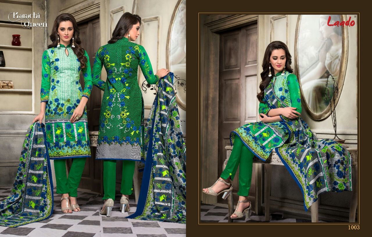 Cotton Suits Laado Karachi Queen Vol-1