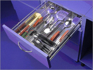 Regular Perforated Cutlery Basket