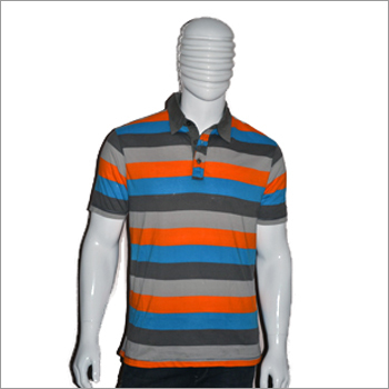 Dry Cleaning Mens Collar T Shirt