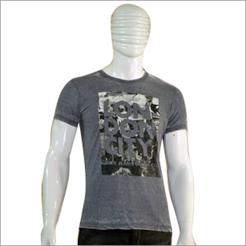 Dry Cleaning Mens Round Neck T Shirt
