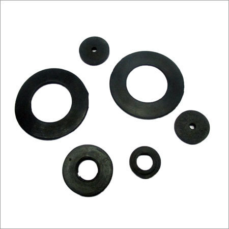 Rubber Washer - Round, 2-4 M, Black | Thickness 2-30 Mm, Height 25.4 Mm, Width 38.1 Mm, Length 1.5 Mm, Designed For Sealing And Fastening Applications