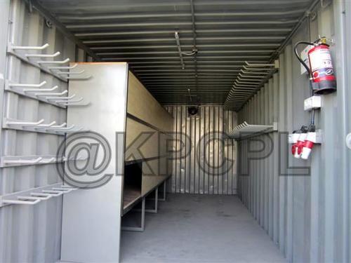 Portable Storage Cabin - Durable Steel Structure, Spacious Design for Versatile Usage