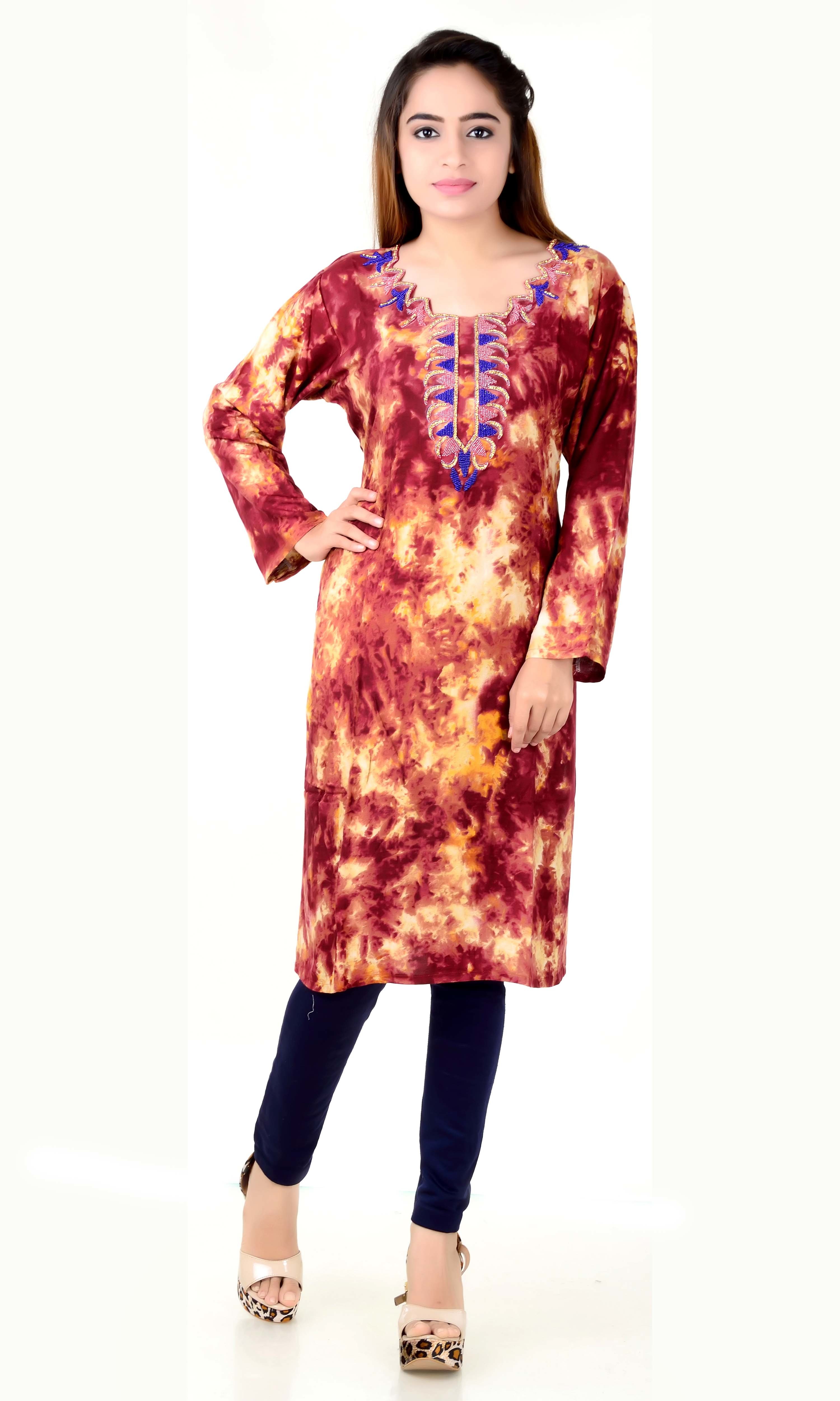 Colorful Handwork Designer Kurti
