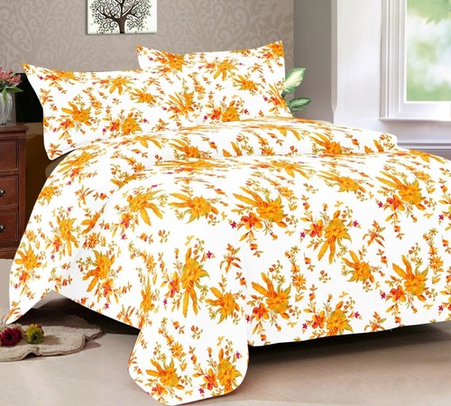 वॉशेबल मिक्स कॉटन बेडशीट