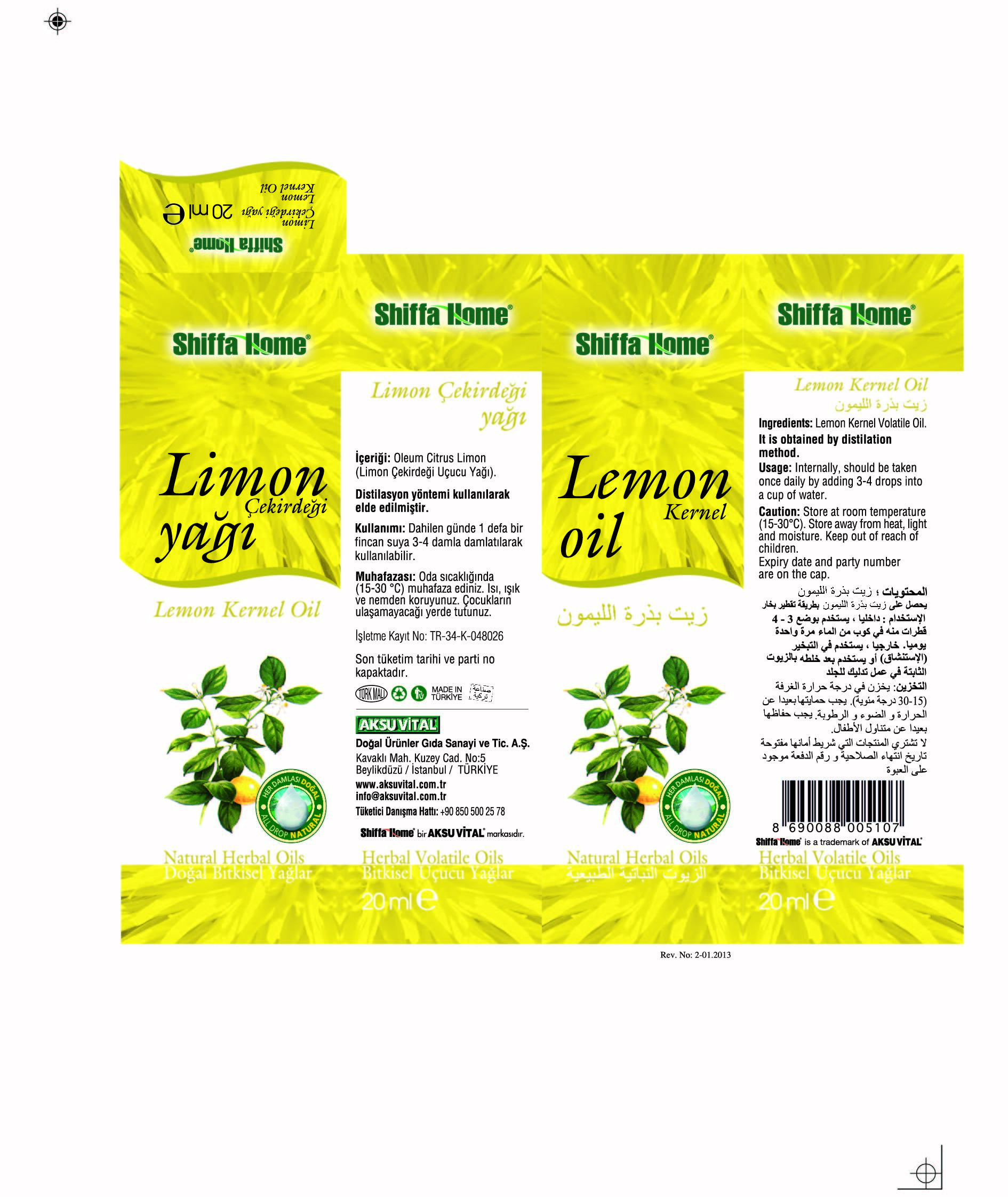 Lemon Oil Age Group: Adults