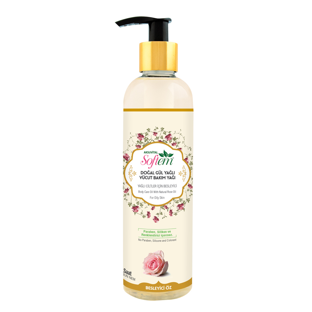 Smudge Proof Natural Body Oil Rose Oil Care