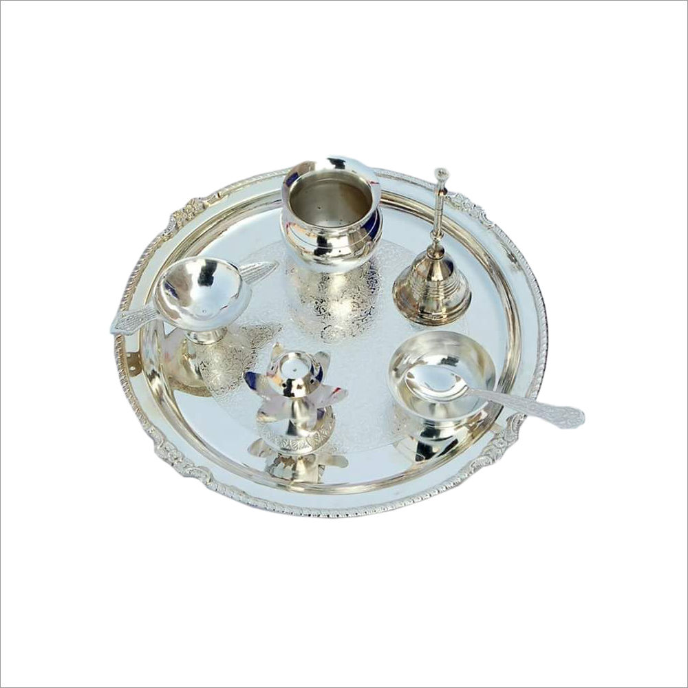 Pure Brass Puja Thali Set