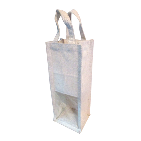 जूट की शराब की बोतल के बैग