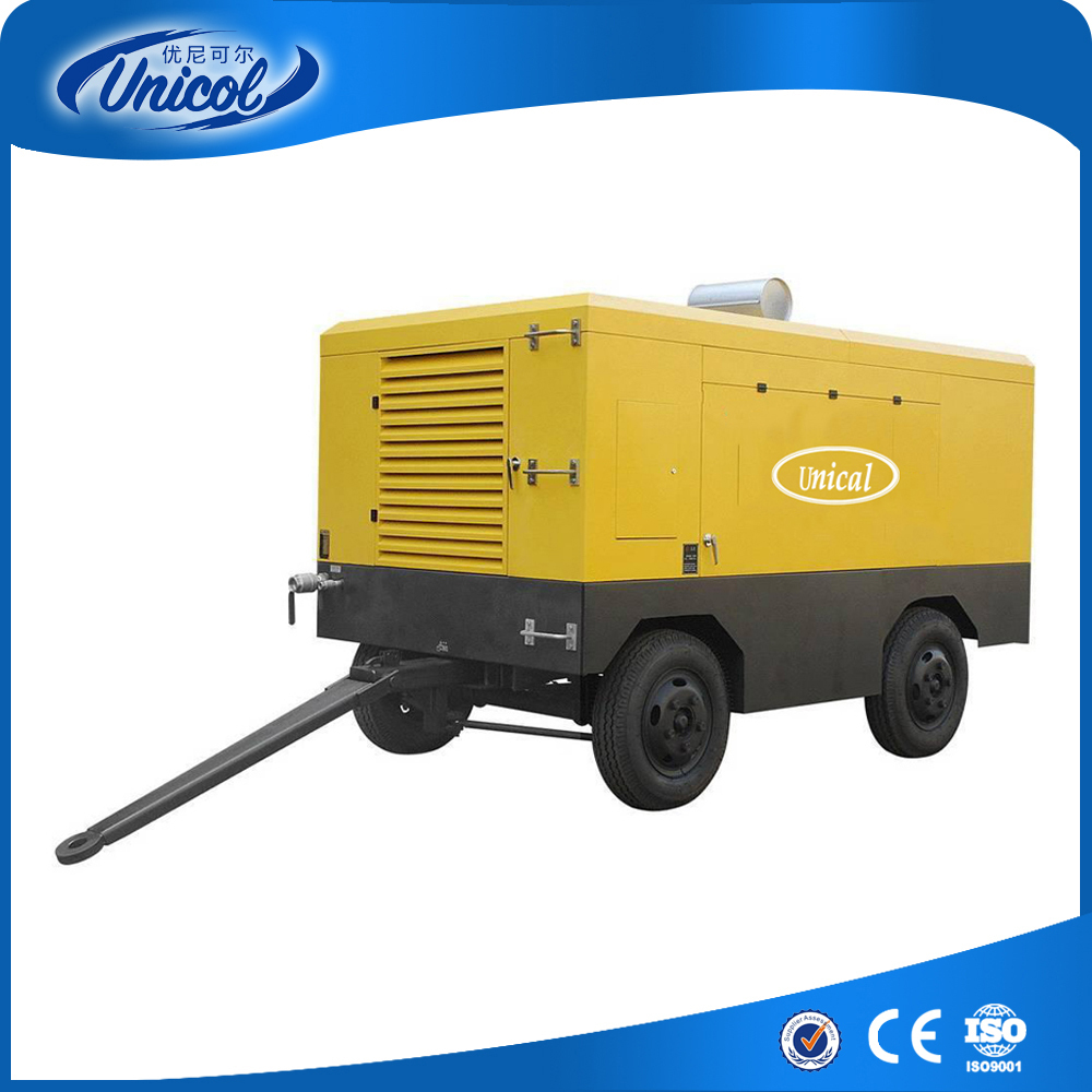 Portable Cummins Diesel Screw Air Compressor Air Flow Capacity: 7 Cubic Meter (M3)
