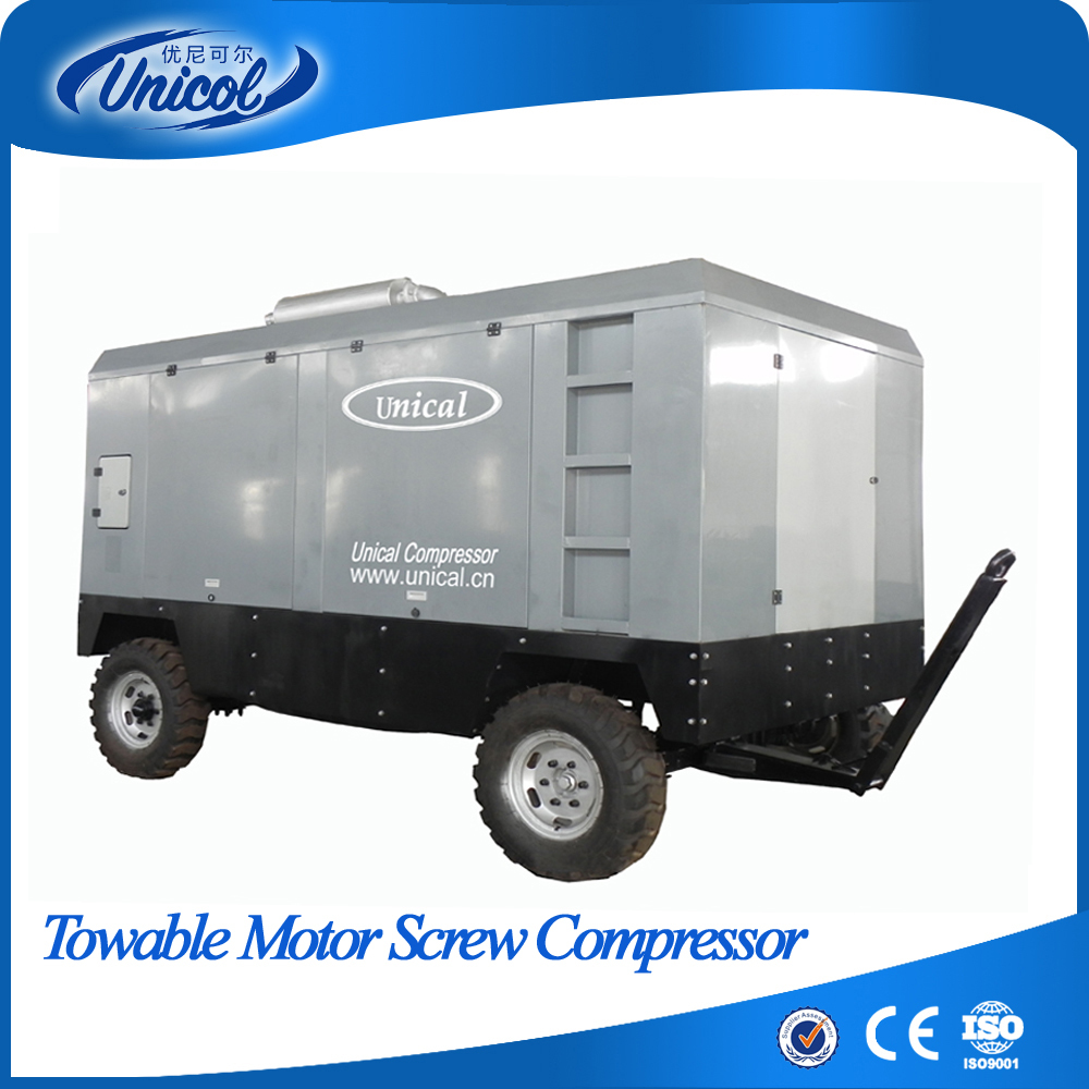 Portable Cummins Diesel Screw Air Compressor Air Flow Capacity: 7 Cubic Meter (M3)