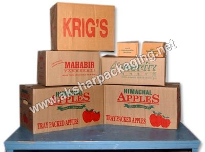 Printed Corrugated Box - Kraft Paper, 300x300x300 mm, Brown Rectangle | Sturdy, Recyclable, Customizable for Apparel, Food, Gifts & Crafts