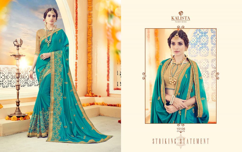Border Work Saree