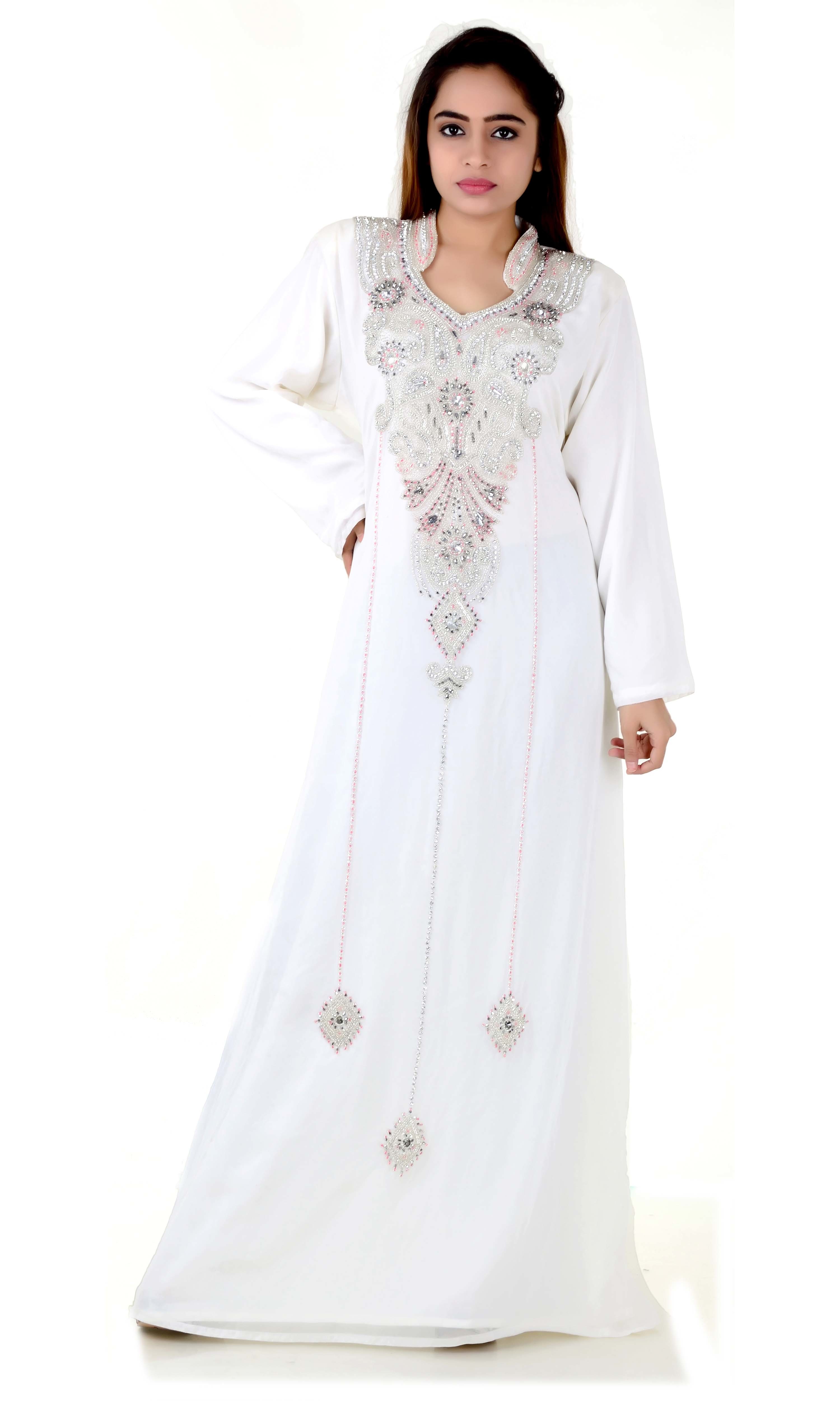 Colorful; Beaded Kaftan