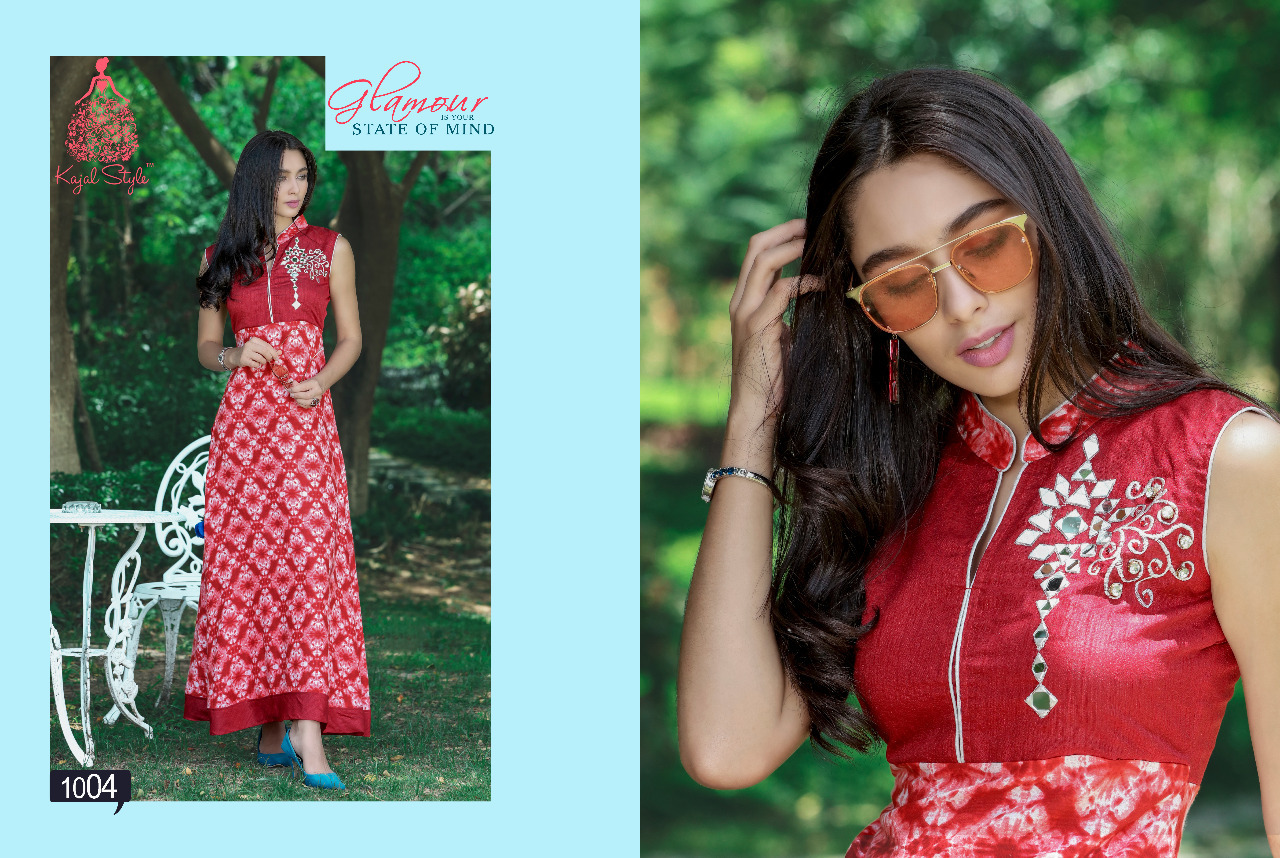 Digital Printed Kurti - Rayon, Customized Sizes From Xxs To Xxxl, Yellow And Blue | Long Sleeve, Ethnic, Washable Daily Wear