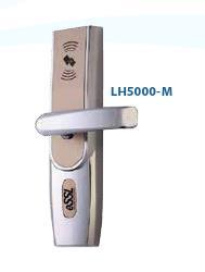 Door Locking System - Plastic Material, Silver Color | Indoor/Outdoor Use, Powered by 4 AA Batteries, Ideal for Offices, Hotels, and Airports