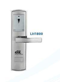 Door Locking System - Plastic Material, 4 AA Battery Powered | Silver Color, Suitable for Airport and Office Use