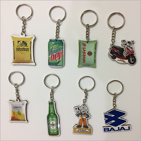 Mdf Wooden Keychains - MDF Wood, Various Sizes, Custom Shapes | Lightweight, Fine Finish, UV Printed, Metal Chain