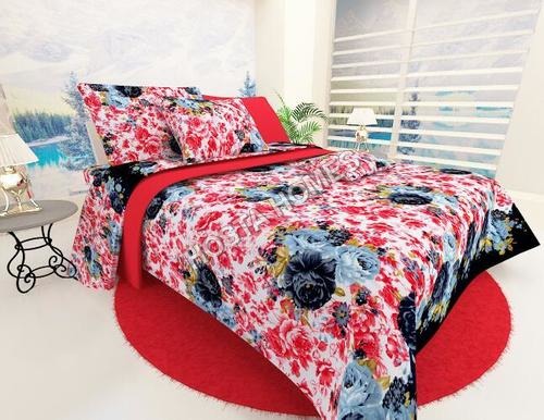Multicolor Floral New Design Bed Sheet Length: 90 X 100 Inch (In)
