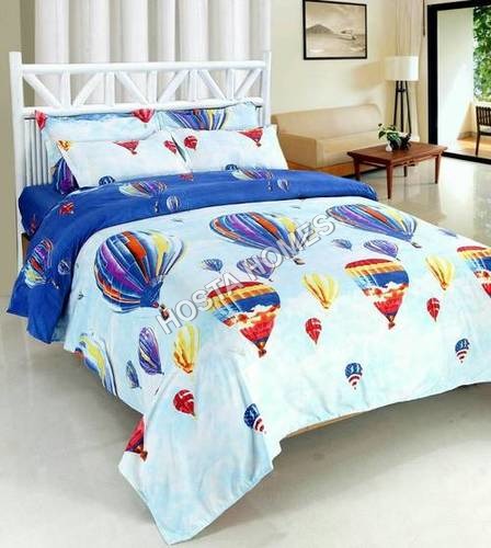 मल्टीकलर पॉली कॉटन न्यू प्रिंट बेड शीट की लंबाई: 90 X 100 इंच (इंच)