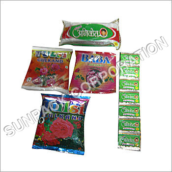 Gulkand Packing Pouch - Laminated Polyester & Foil, 12-35 Micron Thickness | Durable, Eco-Friendly, Eye-Catching Design, Customizable Sizes and Colors