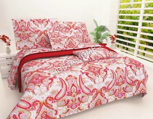 Multicolor Poly Cotton Bed Sheet
