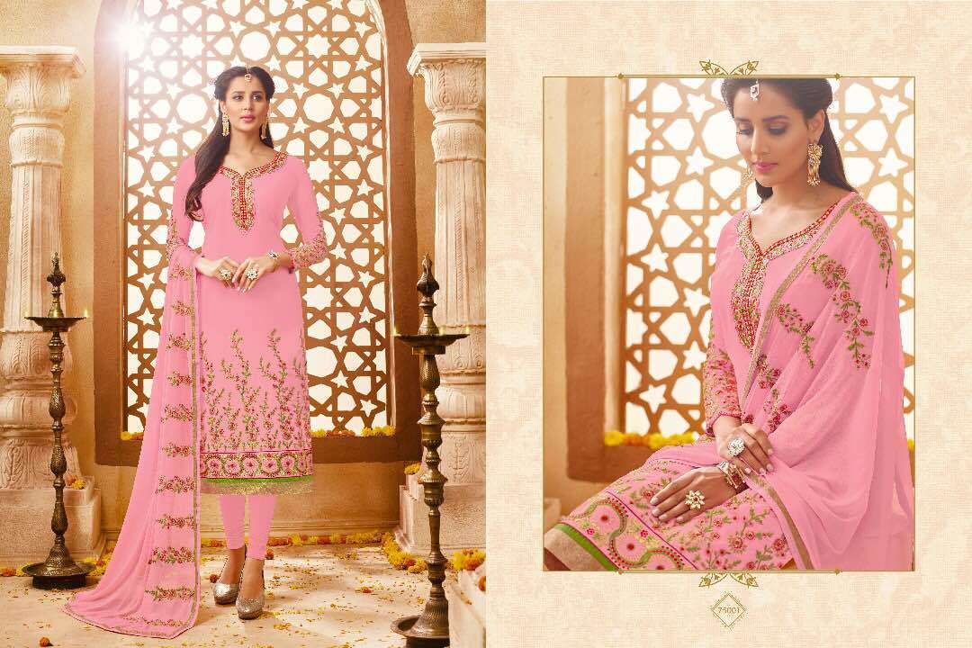 Georgette Straight Suit