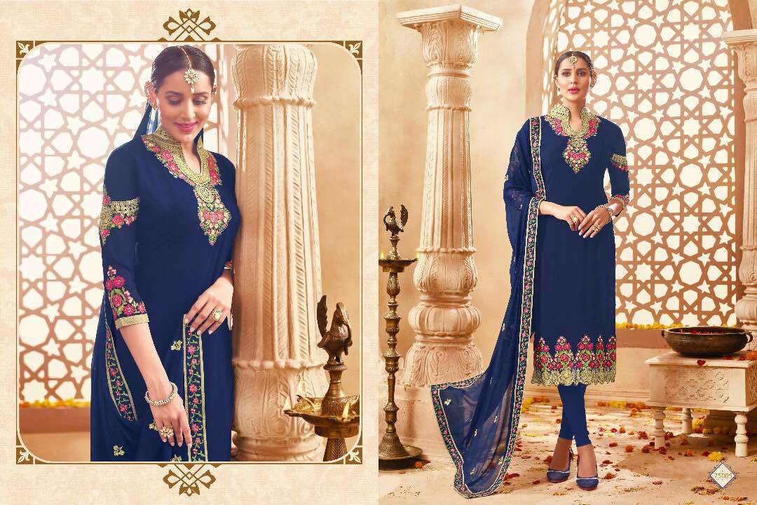 Georgette Straight Suit