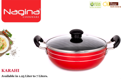 Nonstick Karahi - Color: Black