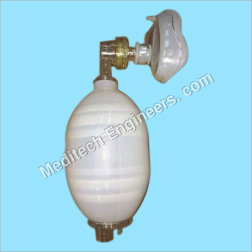 Silicone Resuscitators - 1.5L, 15cm x 10cm, White | 15 psi Operating Pressure, 10 LPM Flow Rate, Lightweight 100g