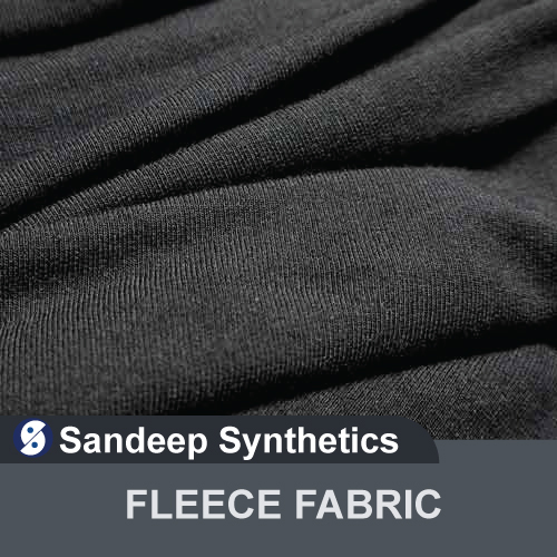 Fleece Fabric - Polyester Material, Plain Pattern , Washable for Jackets and Garments