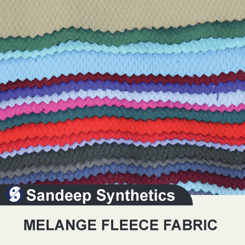 Melange Fleece Fabric - Application: Sportswear