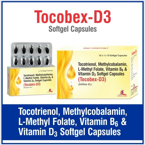 Tocotrienol 60 Mg.+Vitamin B6+Methylcobalamin 1500 Mcg.+L-Methyl Folate 400 Mcg. Application: Clinic