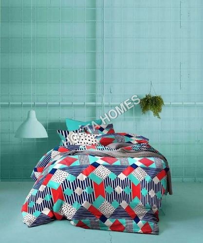 Multicolor New Design Printed King Size Cotton Bed Sheet