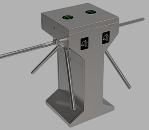 Essl Et1200 Tripod Turnstile - Color: Silver