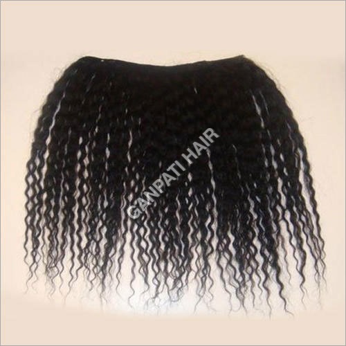 Indian Temple Raw Virgin Human Hair Wigs - 100% Natural, 8 Inches Long | Tangle-Free, Smooth and Silky, No Shedding, Accepts Dyeing and Styling