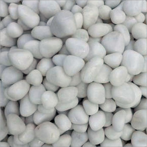 White  Colour Aquarium Pebble