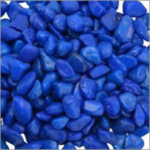 Blue Colour Aquarium Pebble