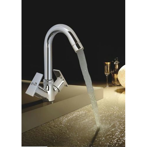 स्टेनलेस स्टील सेंटर होल बेसिन मिक्सर