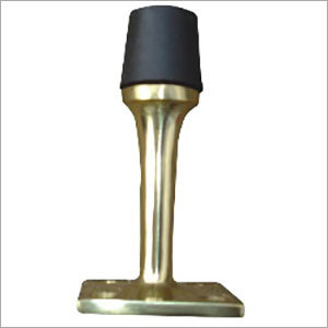 Square Door Stopper - Cushiony Rubber Design, Wall and Floor Mountable, Suitable for Commercial and Residential Use