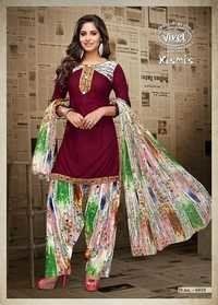 Cotton Fabrics Patiyala Suits Vivel Kismiss