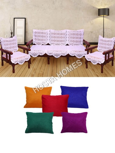 100% पॉलिएस्टर पॉली कॉटन सोफा कवर:: कुशन कवर