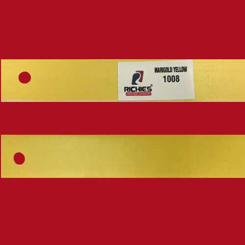 पीवीसी मैरीगोल्ड येलो एज बैंड टेप